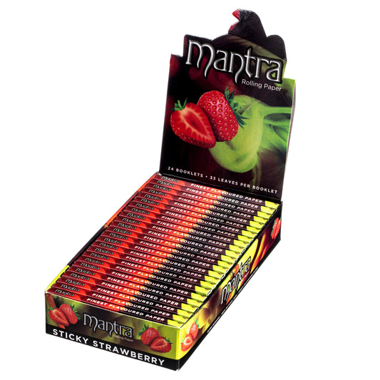 Mantra Flavored Rolling Paper Sticky Strawberry