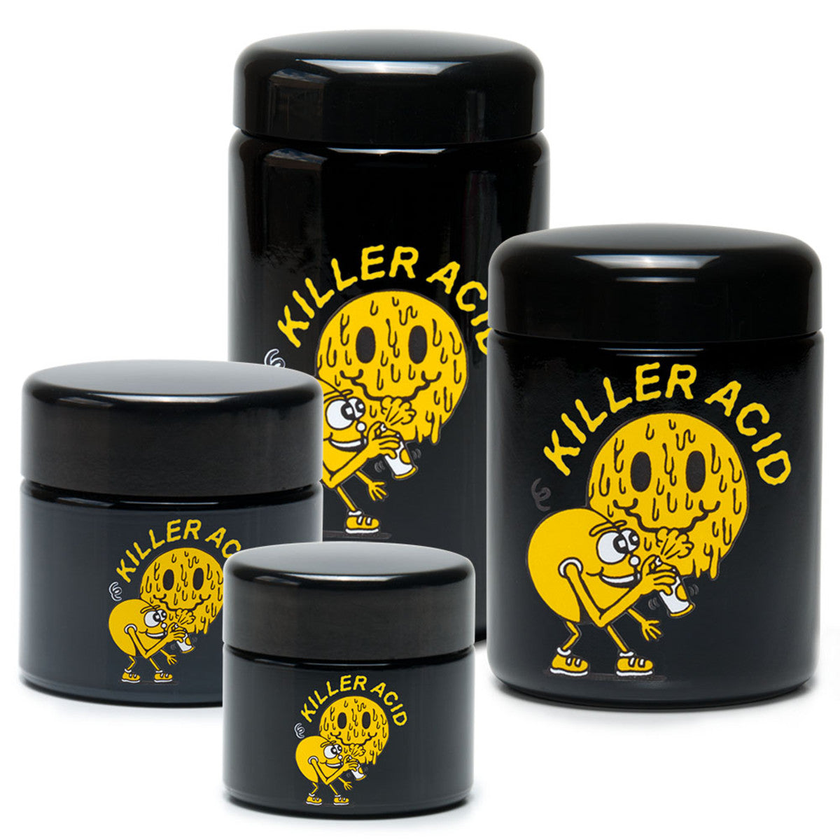 420 Science x Killer Acid UV Screw Top Jar - Mile JR988 s of Smiles