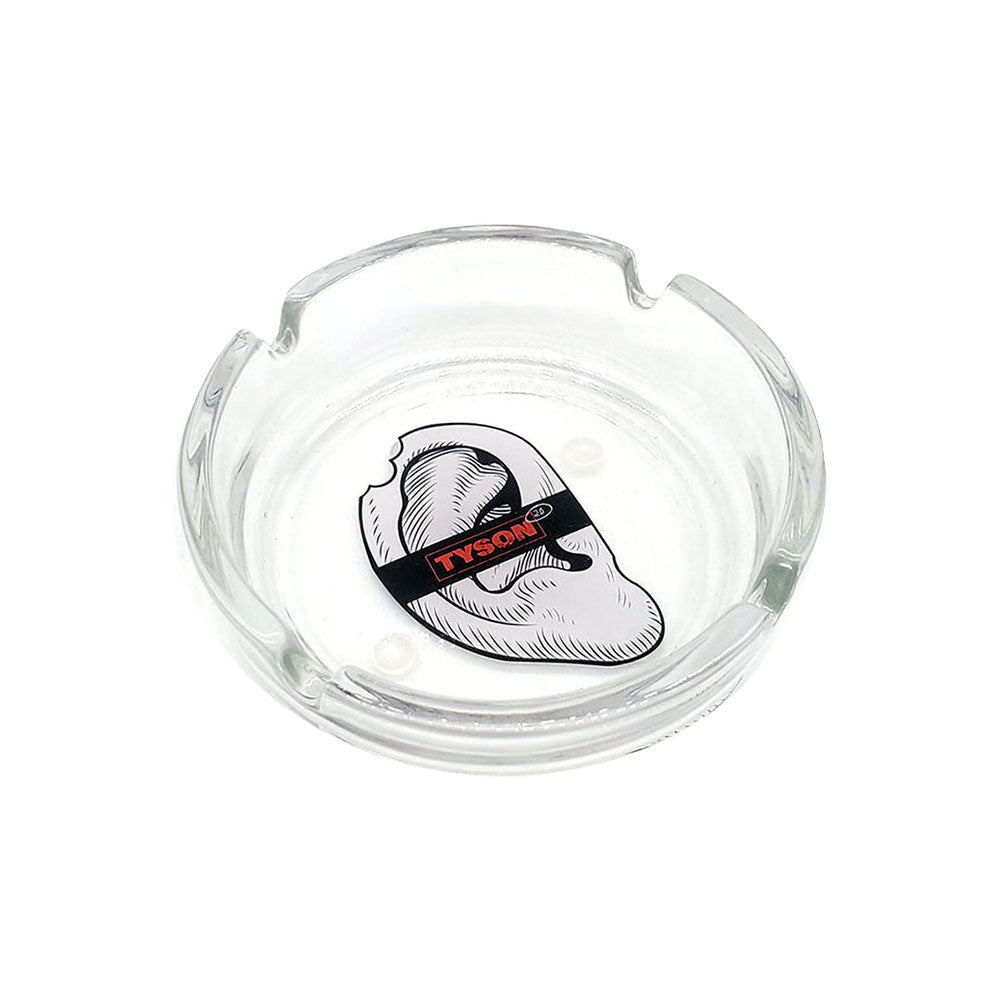 Tyson 2.0  Glass Ashtray | Bitten Ear | 4.25"