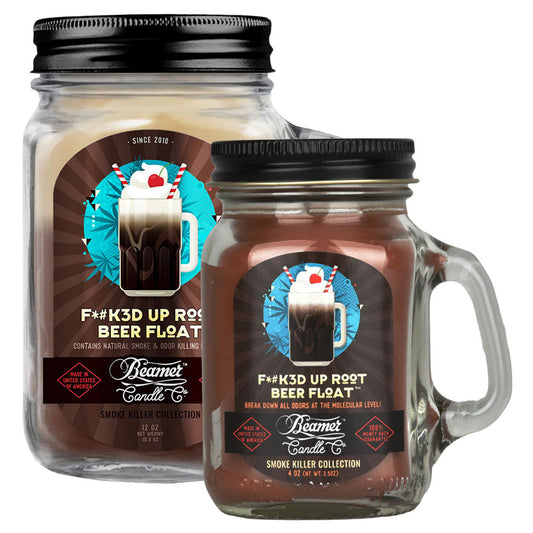 Beamer Candle Co. Mason Jar Candle | F*#K3D Up Root Beer Float