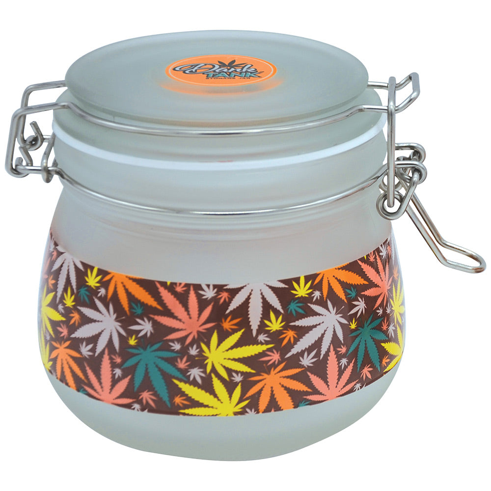 Dank Tank Fujima  Multicolor Hemp Frosted Glass Jar - 500ml