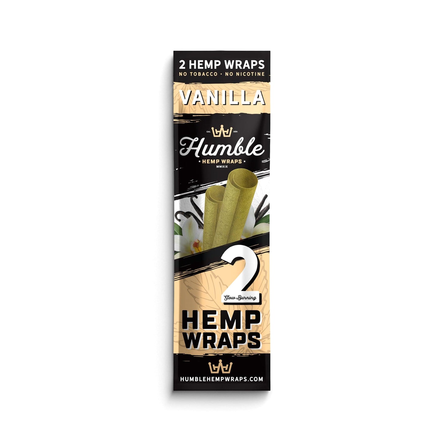 Humble Hemp Wraps - Vanilla - 25 Pack