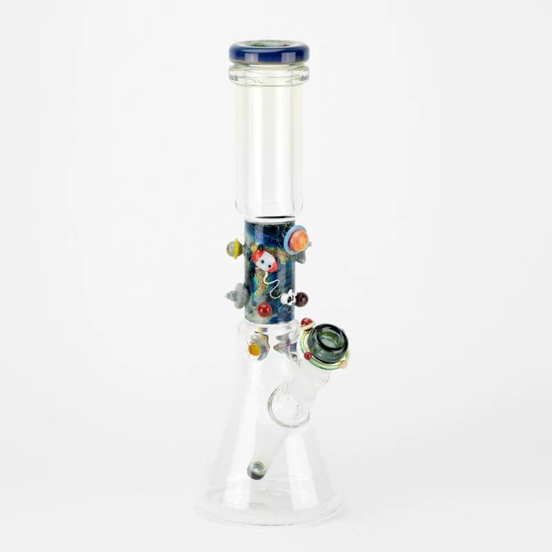 Empire Glassworks Beaker Water Bong Smoking  Pipe - Across The Universe