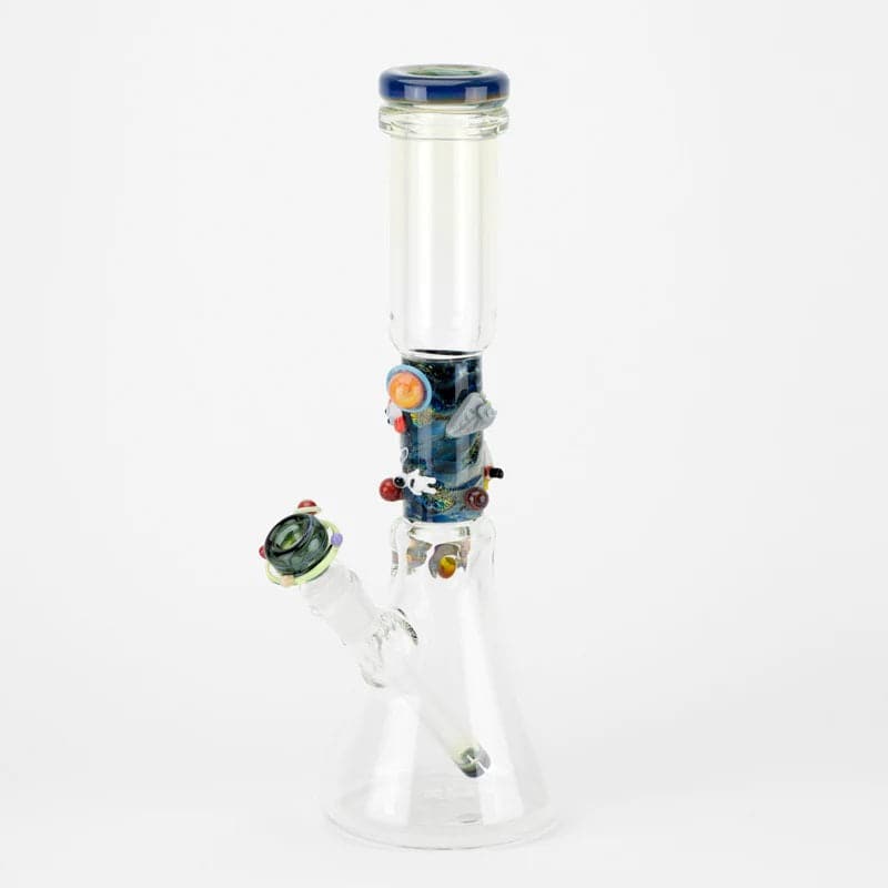 Empire Glassworks Beaker Water Bong Smoking  Pipe - Across The Universe