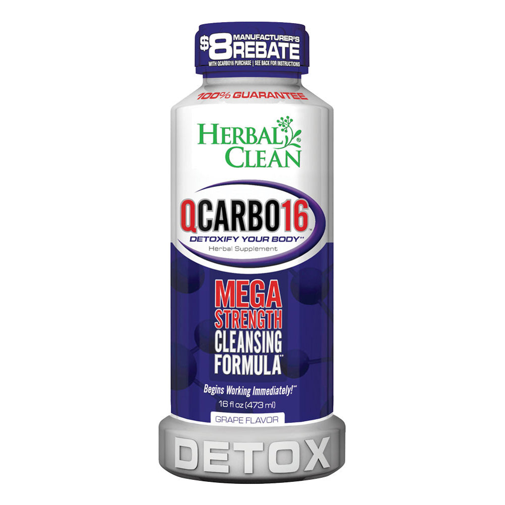 Herbal Clean QCarbo16 Liquid | 16oz Detox