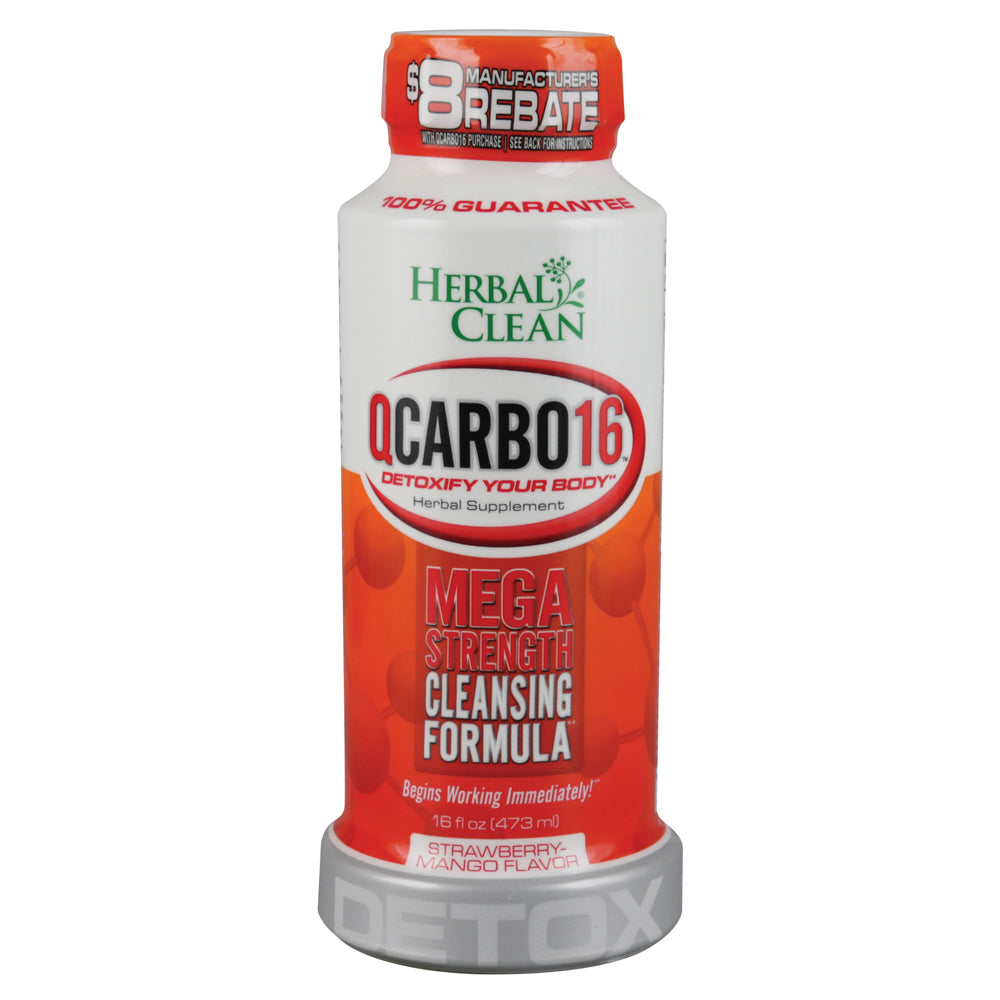 Herbal Clean QCarbo16 Liquid | 16oz Detox