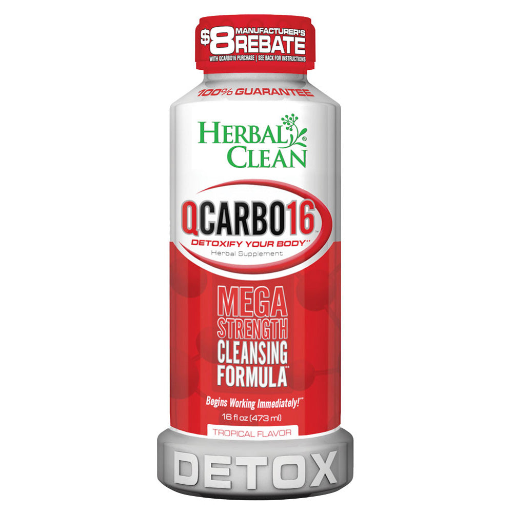 Herbal Clean QCarbo16 Liquid | 16oz Detox