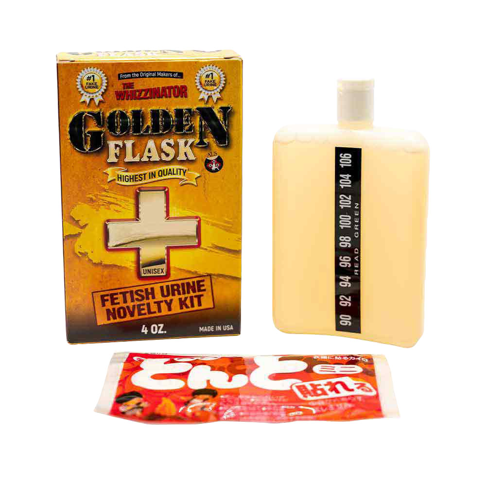 The Whizzinator Golden Flask Fetish Urine - 4oz