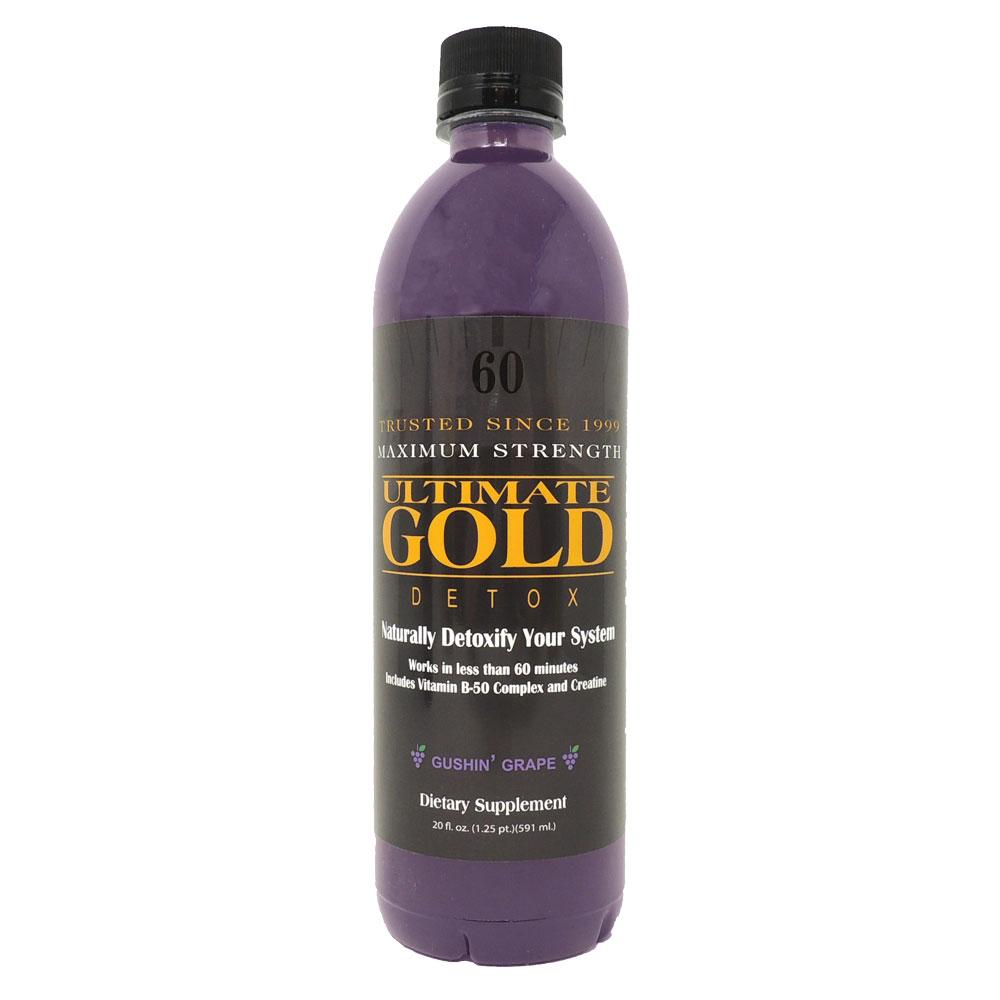 Ultimate Gold Gushin' Grape Detox Drink | 20oz