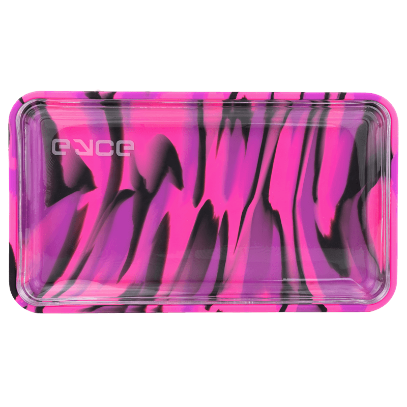 Eyce Rolling Tray  2-in-1 silicone and glass