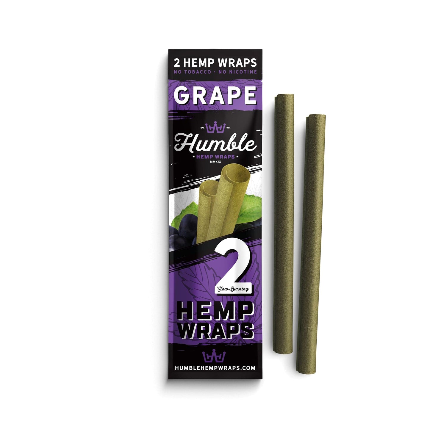 Humble Hemp Wraps - Grape - 25 Pack