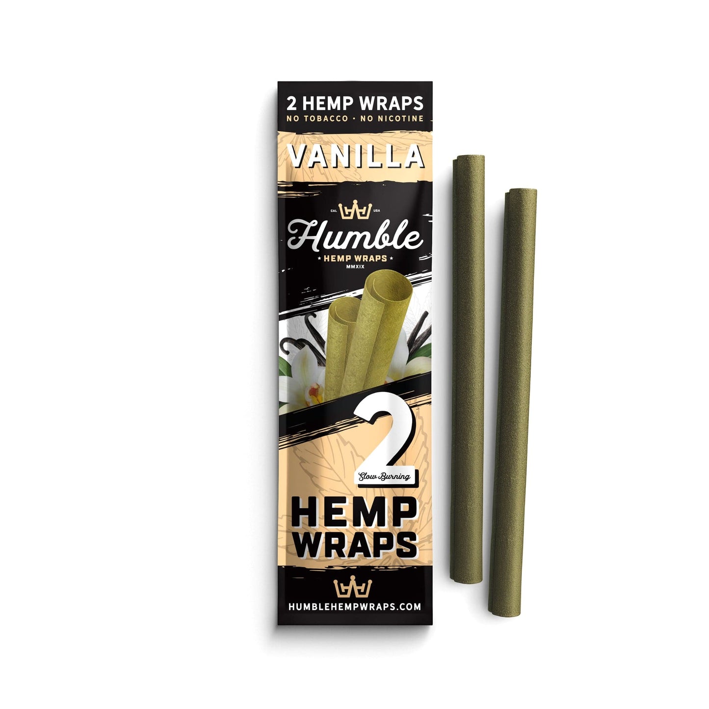 Humble Hemp Wraps - Vanilla - 25 Pack