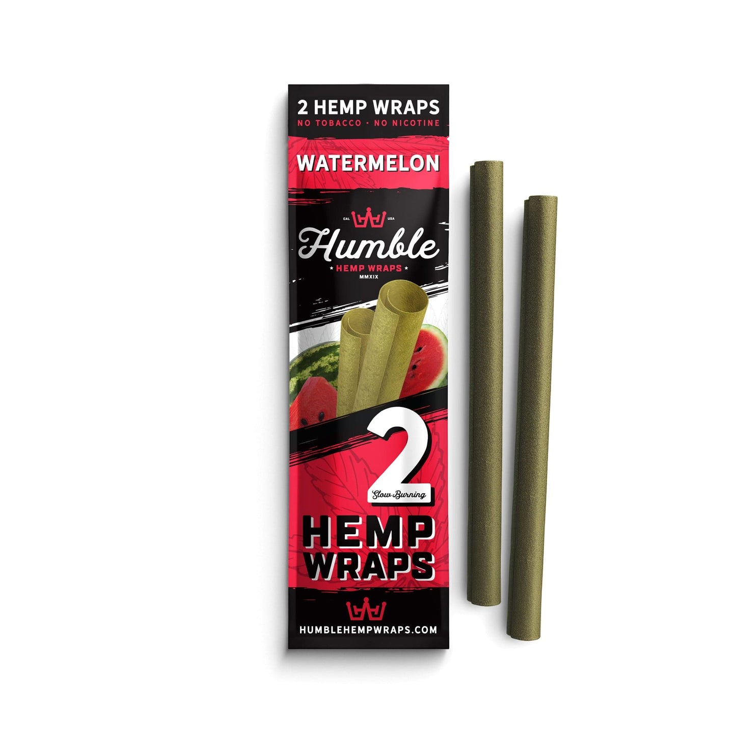 Humble Hemp Wraps - Watermelon - 25 Pack