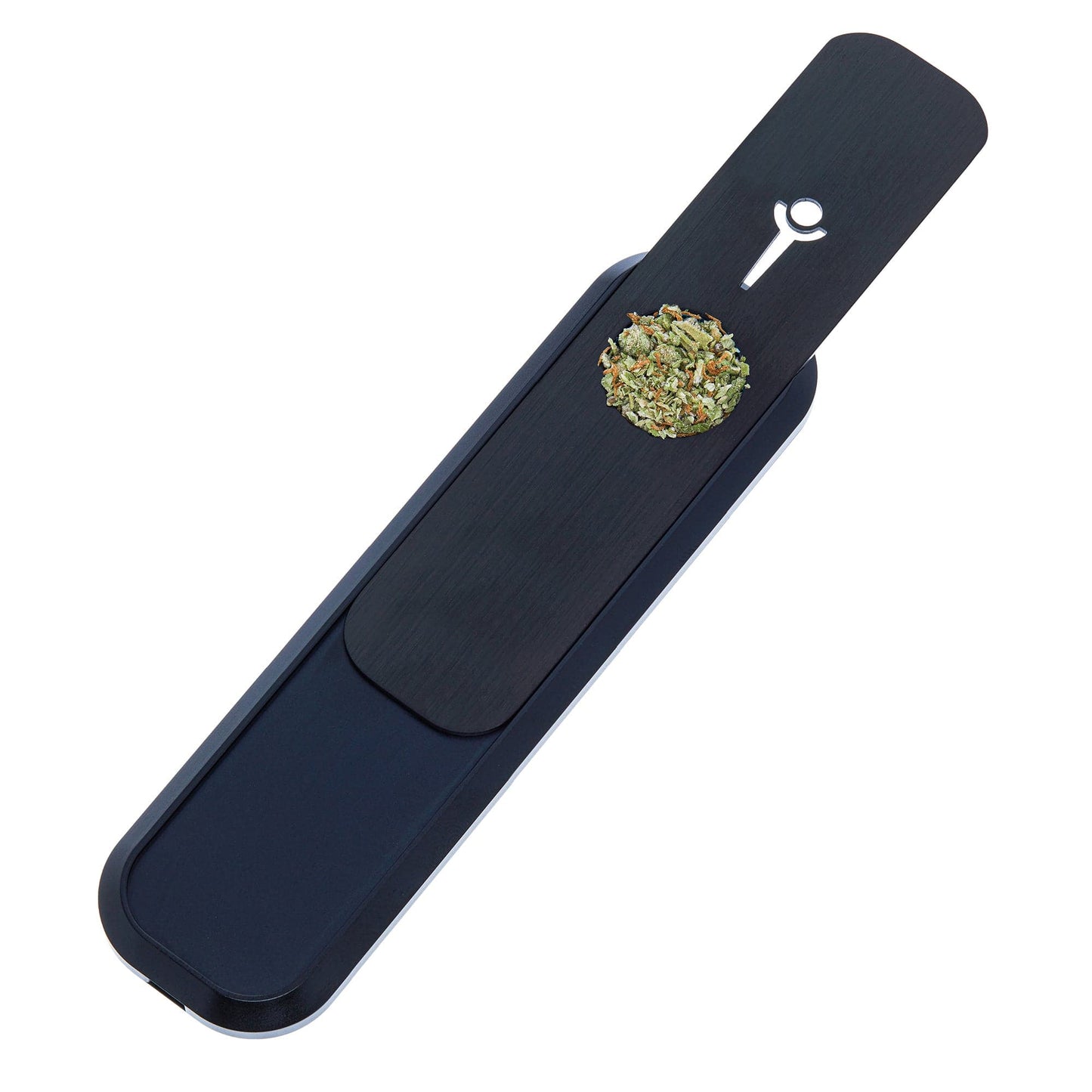 Genius Smoking Dry Herb Smoking Pipe Mini - Black Patented air cooling system