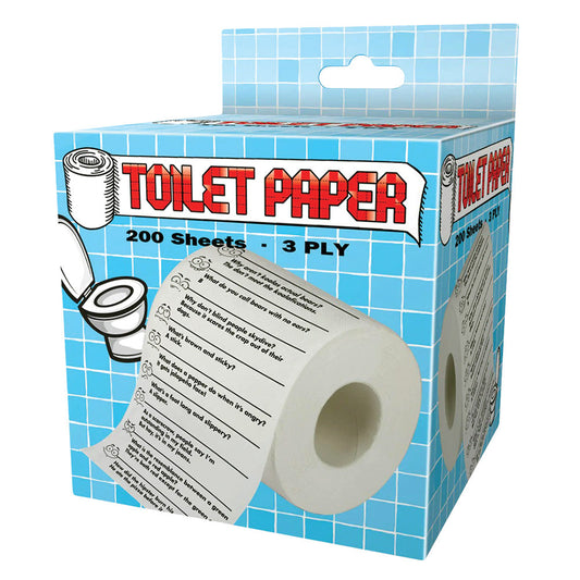 Novelty Toilet Paper - 200 Sheets / 3 Ply / Crap Jokes