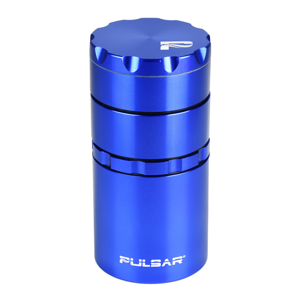 Pulsar Metal Storage Herb Grinder | Blue