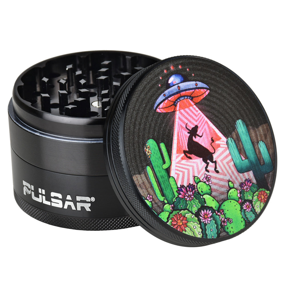 Pulsar Artist Series Grinder | Psychedelic Abduction