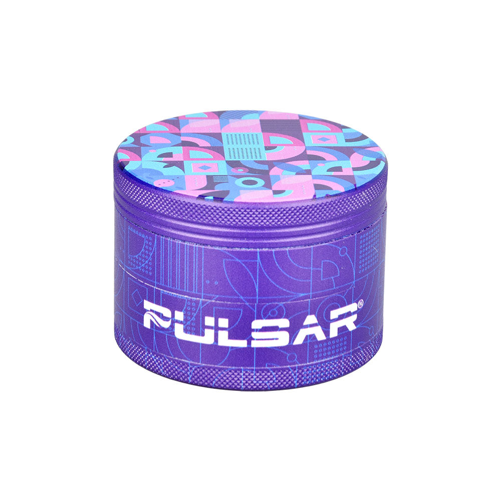 Pulsar Design Series Grinder with Side Art - Candy Floss / 4pc / 2.5"