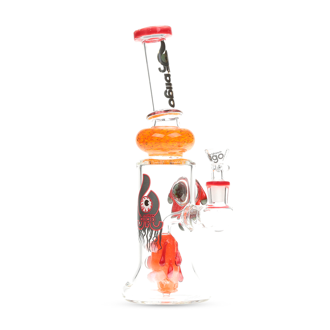 Lookah Glass 11.25" Dripping Eye Angled Water Pipe
