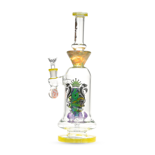 Lookah Glass 13.5" Mouth Eye Angled Water Pipe