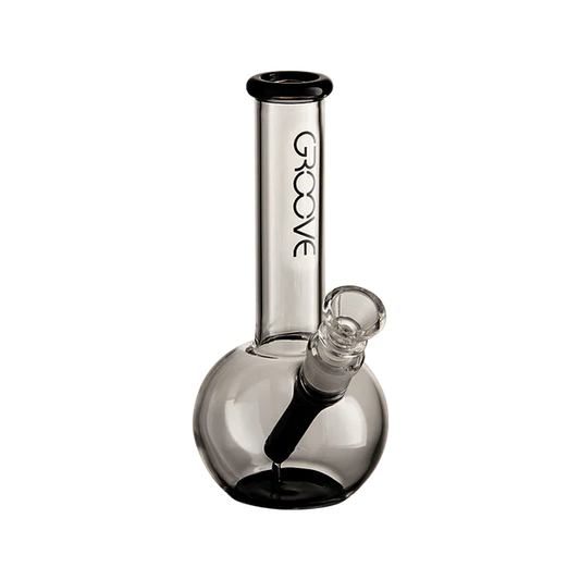 Groove Round Water Pipe 7” Height Bong