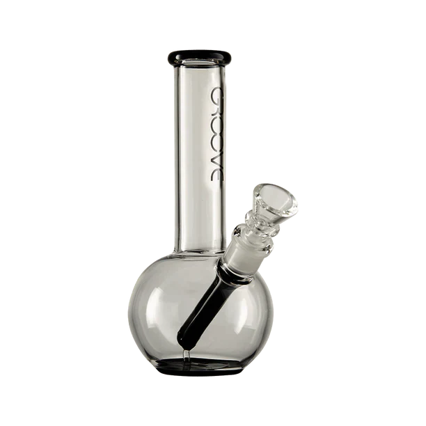 Groove Round Water Pipe 7” Height Bong