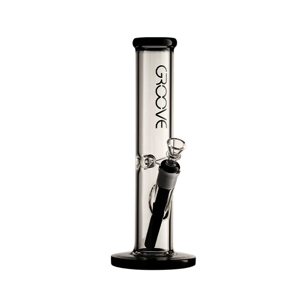 Groove Straight Tube Water Pipe Bong 12