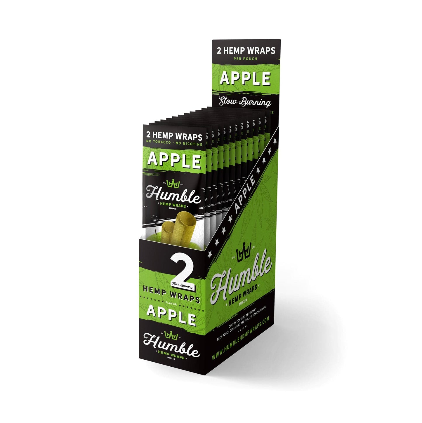 Humble Hemp Wraps - Apple - 25 Pack