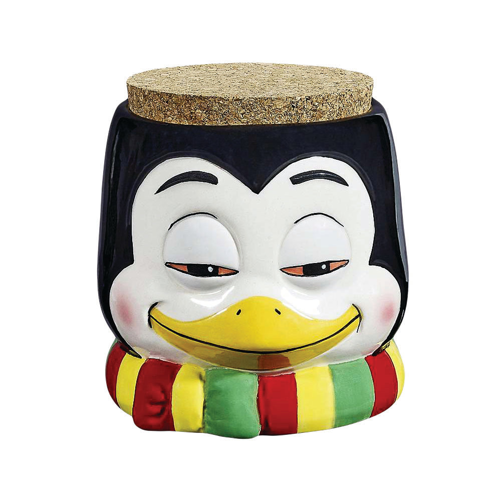 Stoner Penguin Ceramic Stash Jar - 3.5"