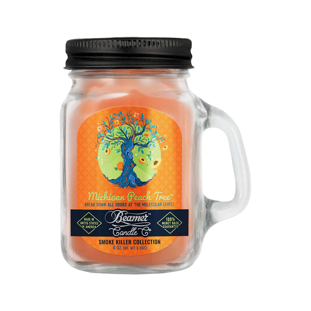 Beamer Candle Co. Mason Jar Candle | Michigan Peach Tree