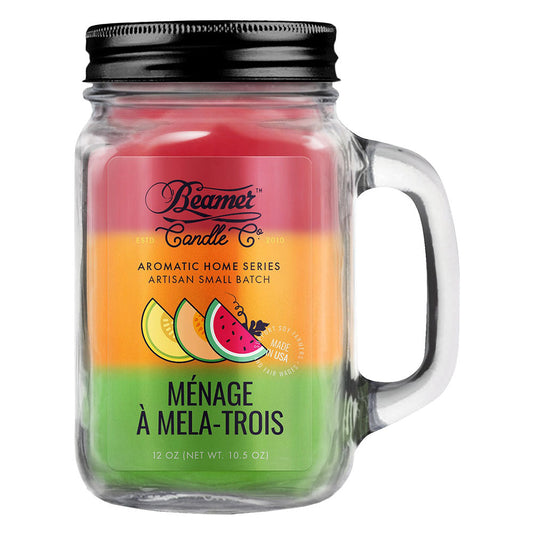 Beamer Candle Co. Mason Jar Candle | Menage A Mela-Trois