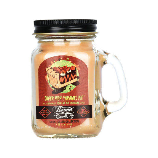 Beamer Candle Co. Mini Mason Jar Candle | Super High Caramel Pie | 4oz