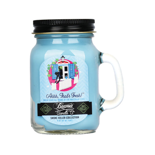 Beamer Candle Co. Mini Mason Jar Candle | Ahhh, That's Fresh! | 4oz