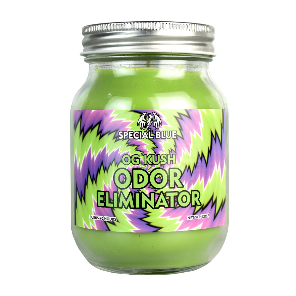 Special Blue Odor Eliminator Candle