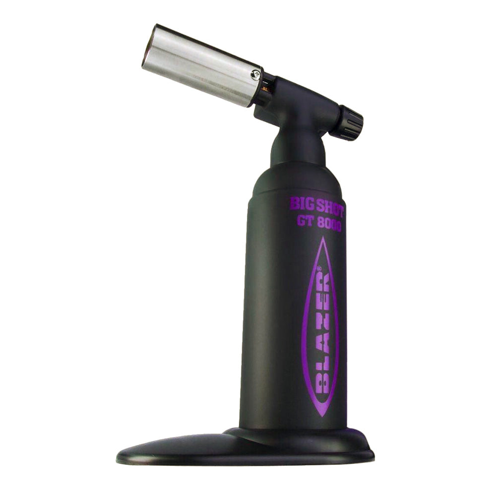 Blazer Big Shot Dab Torch Lighter | Black Purple