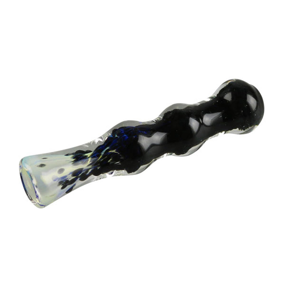 The High Culture Fritted Fumed Glass Chillum Pipe