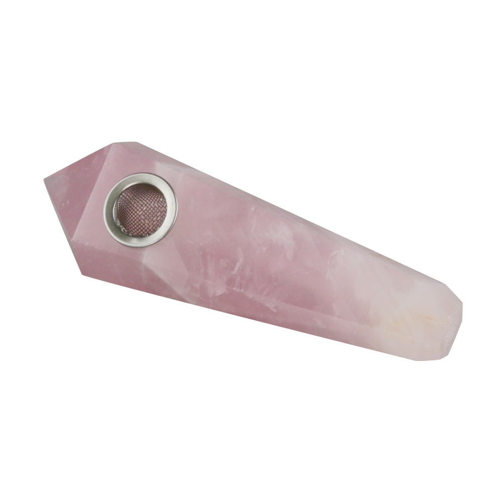The High Culture Gemstone Dry Herb Smoking Hand  Pipe