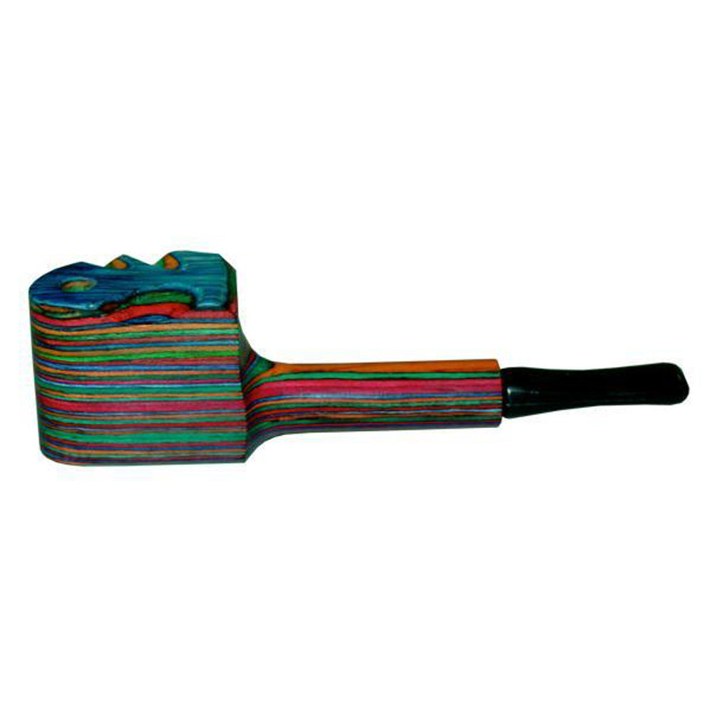 The High Culture Custom Wood Tobacco Pipe w/ Lid & Stem