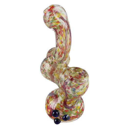 The High Culture Beaded Mini Bubbler Pipe