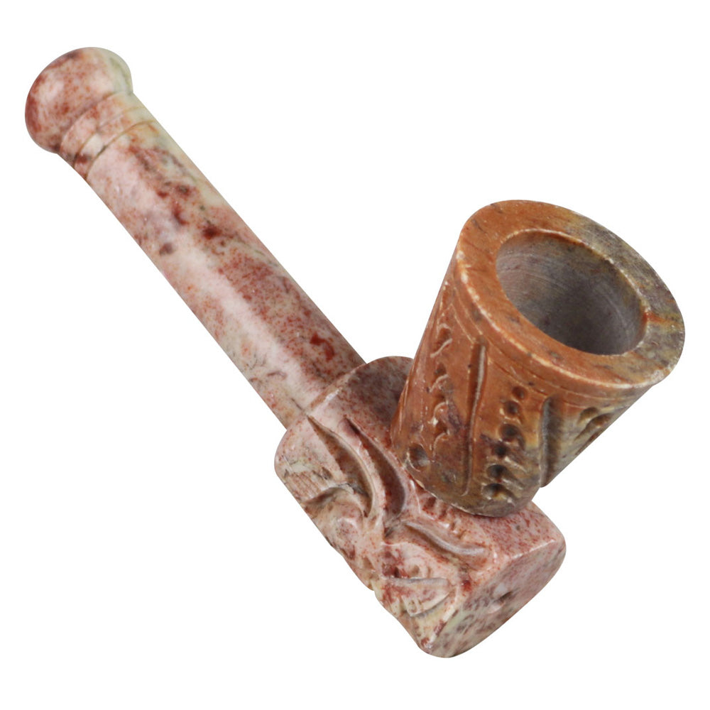 The High Culture Carved Stone Hand Pipe