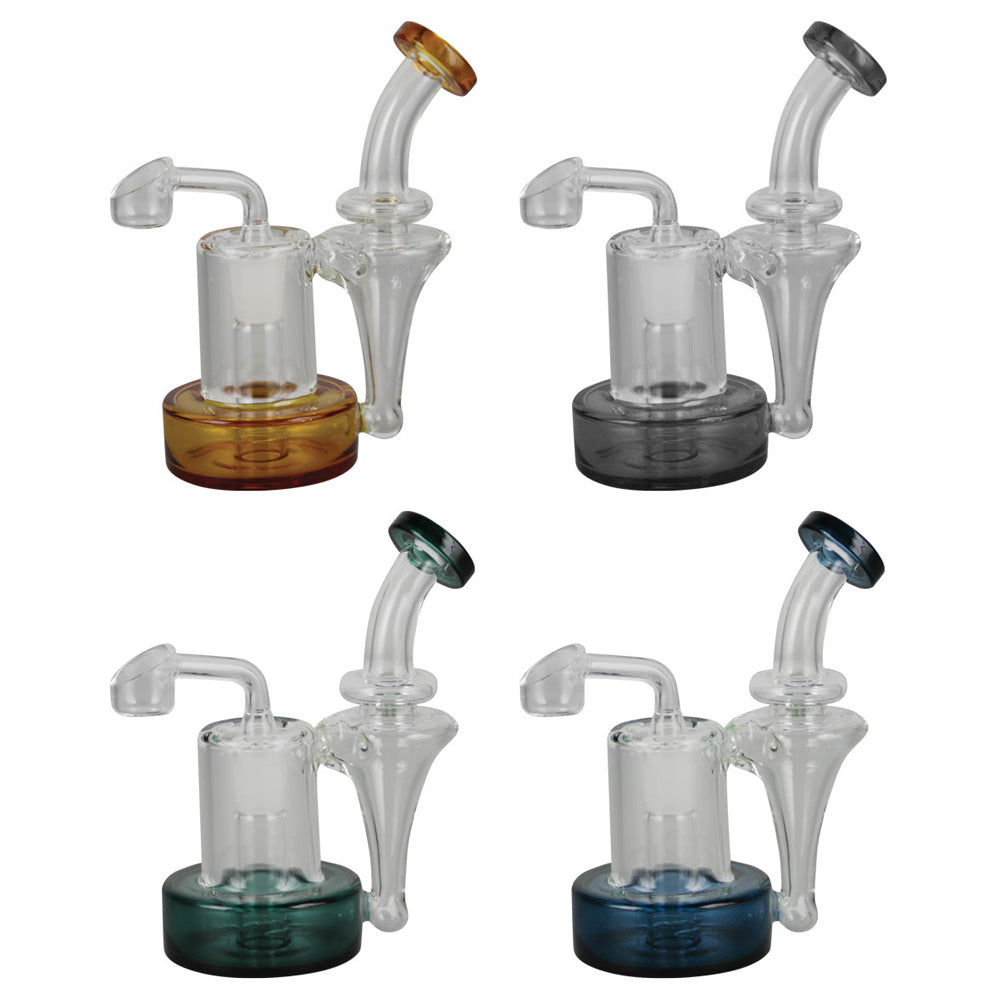 The High Culture Small Recycler Oil Rig - 5.5" / 14mm F / Colors Vary