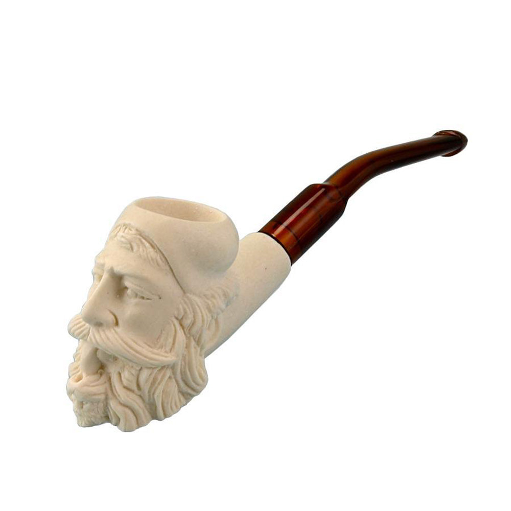 The High Culture Hand Carved Small Meerschaum Pipe--Dunhill Head