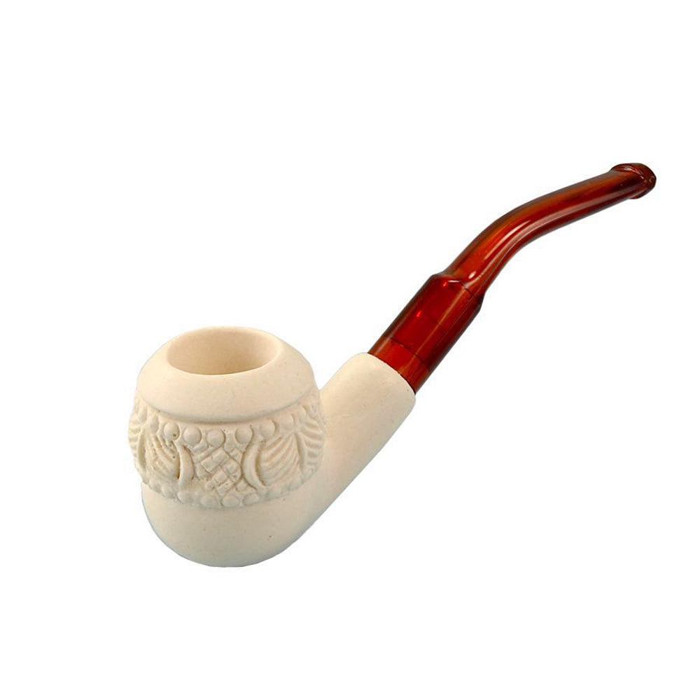 The High Culture Hand Carved Small Meerschaum Pipe - Topkapi