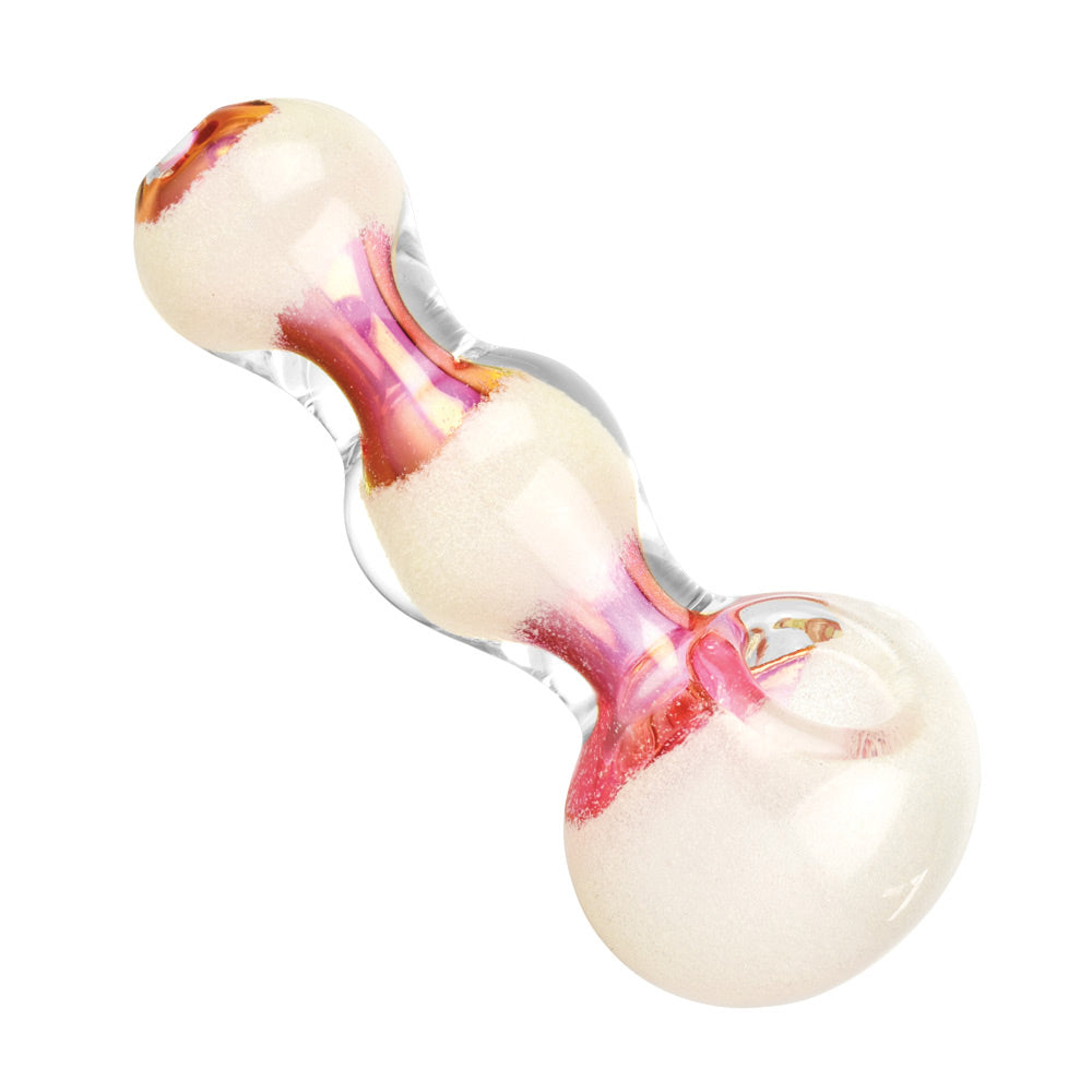 Triple Glow Bubble Fumed Spoon Pipe
