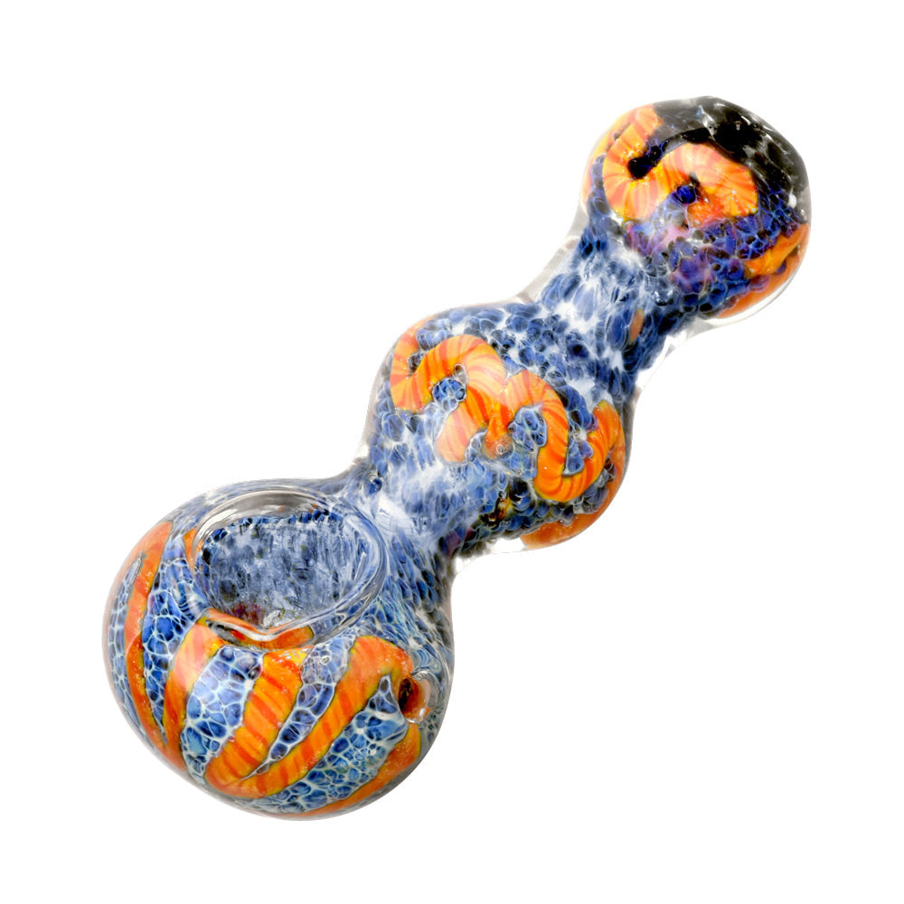 The High Culture Fritted Squiggle Spoon Glass Pipe