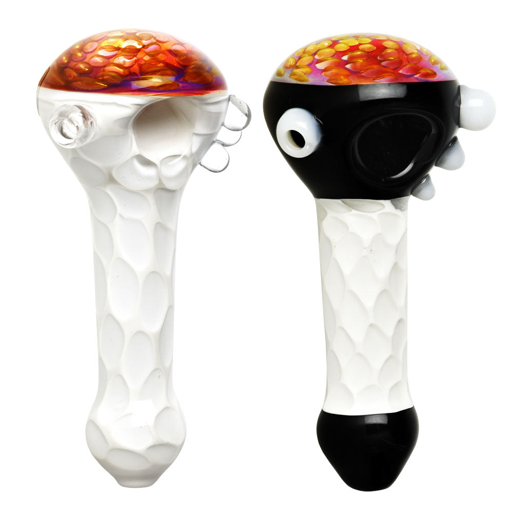 The High Culture Psychedelic Wasp Nest Glass Spoon Pipe - 5"