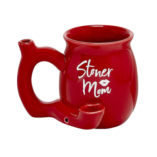 Roast & Toast Ceramic Pipe Mug - 10.5oz / Stoner Mom