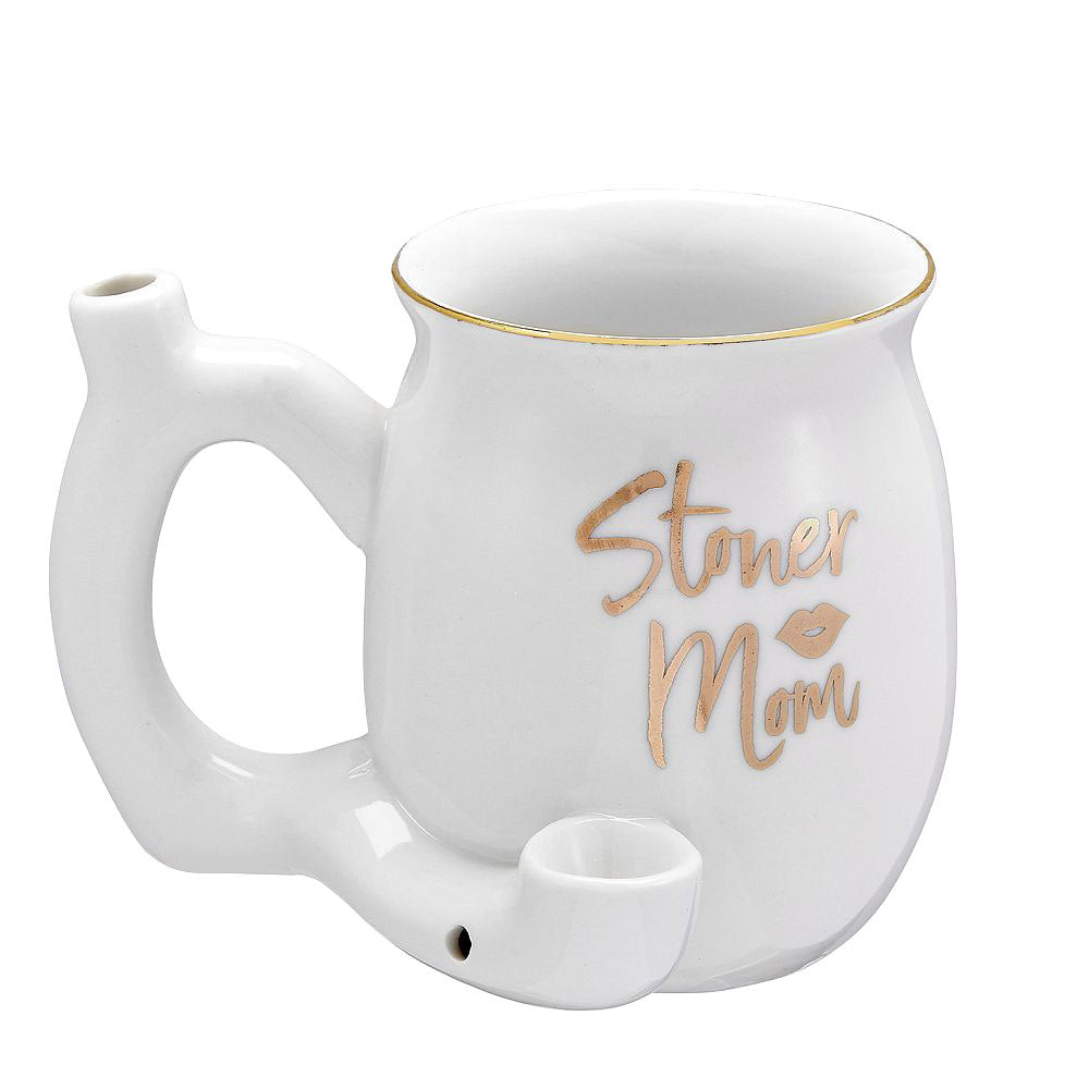 Roast & Toast Ceramic Pipe Mug - 10.5oz / Stoner Mom
