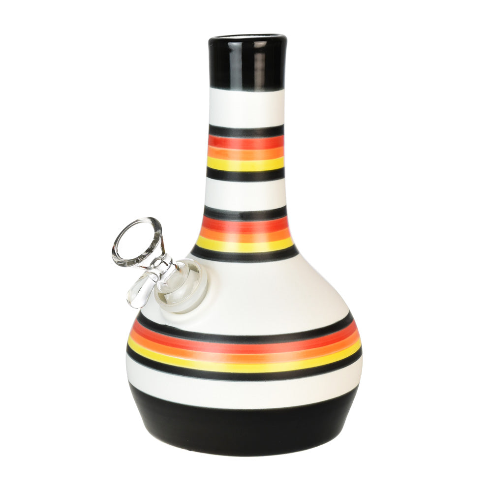 The High Culture Ceramic Bubble Bottom Water Pipe - 7.25" / 14mm F