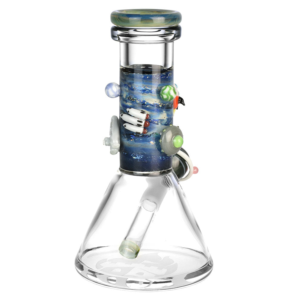 Empire Glassworks Baby Beaker Water Pipe - 8"/14mm F/Galaxy